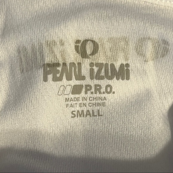 Pearl Izumi Pro S men’s white 1/4 zip long sleeve cycling jersey - Picture 7 of 7